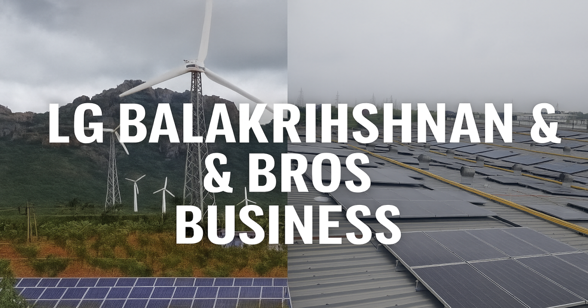 L.G. Balakrishnan & Bros Ltd Business Outlook Driving Growth Through Innovation and Resilience