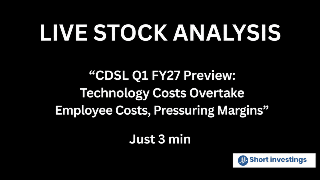 CDSL Q1 FY27 Preview: Technology Costs Overtake Employee Costs, Pressuring Margins