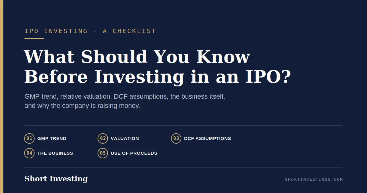 What Should You Know Before Investing in an IPO